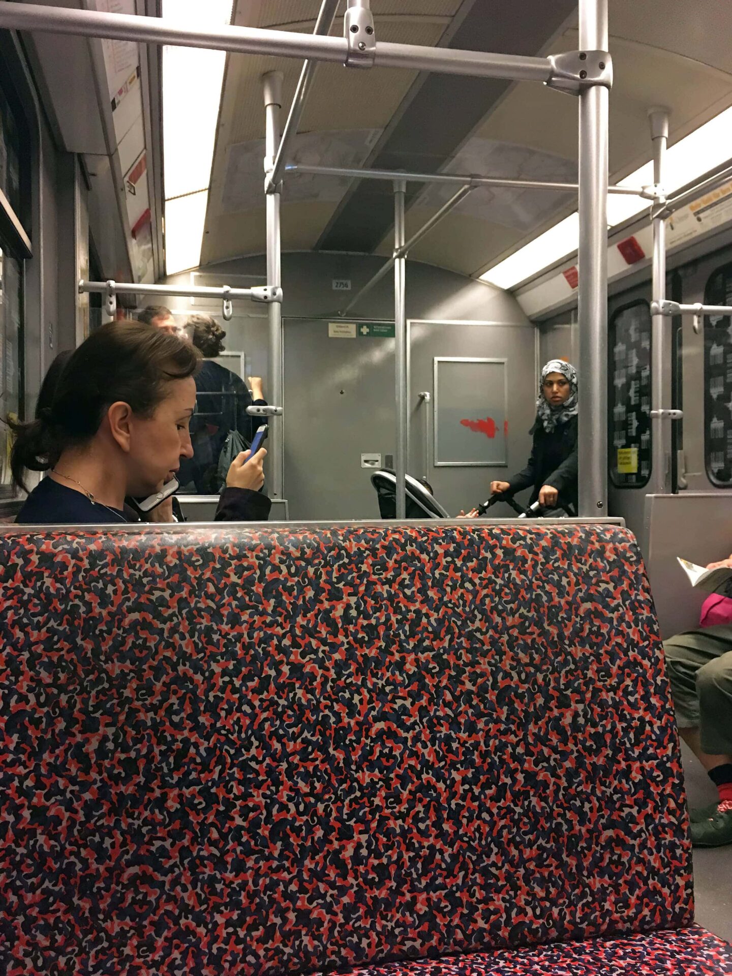 Photography of people inside the U-Bahn in Berlin