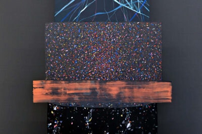 Detail from a painting by Patricia Sandonis