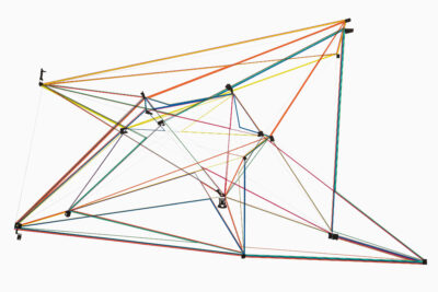 Patricia Sandonis big-format drawing on paper, Master Art in Context, UdK Berlin