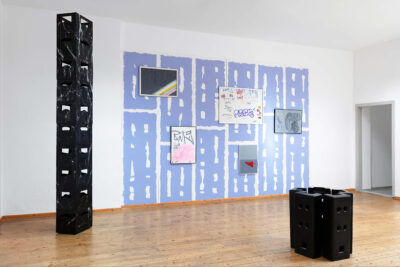 Exhibition of the contemporary art installation called Intentional Disobedience by artist Patricia Sandonis at Galerie weisser Elefant in Berlin